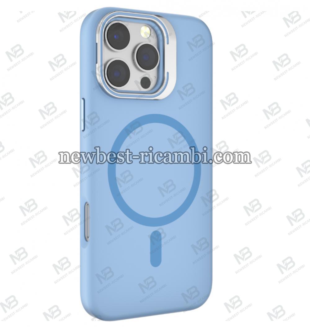 NEWTOP CV47-13 SUPPORTO CON VETRO PER FOTOCAMERA IPHONE 15 PLUS Blu