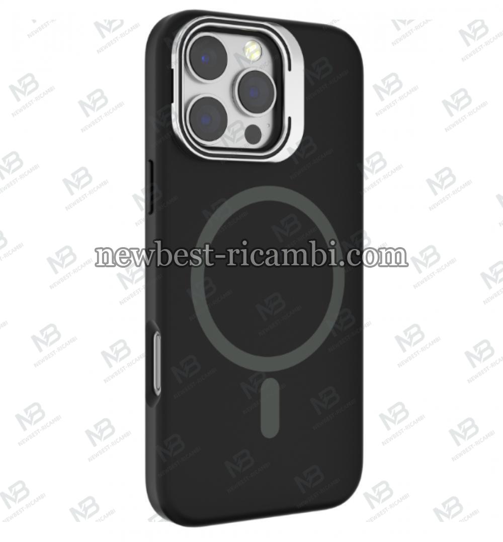 NEWTOP CV47-13 SUPPORTO CON VETRO PER FOTOCAMERA IPHONE 15 Nero