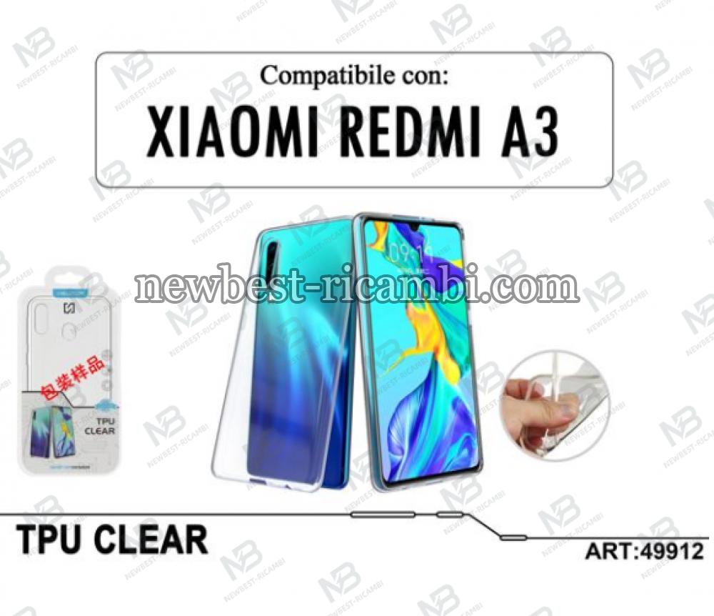 TPU CLEAR COVER XIAOMI REDMI A3 Trasparente