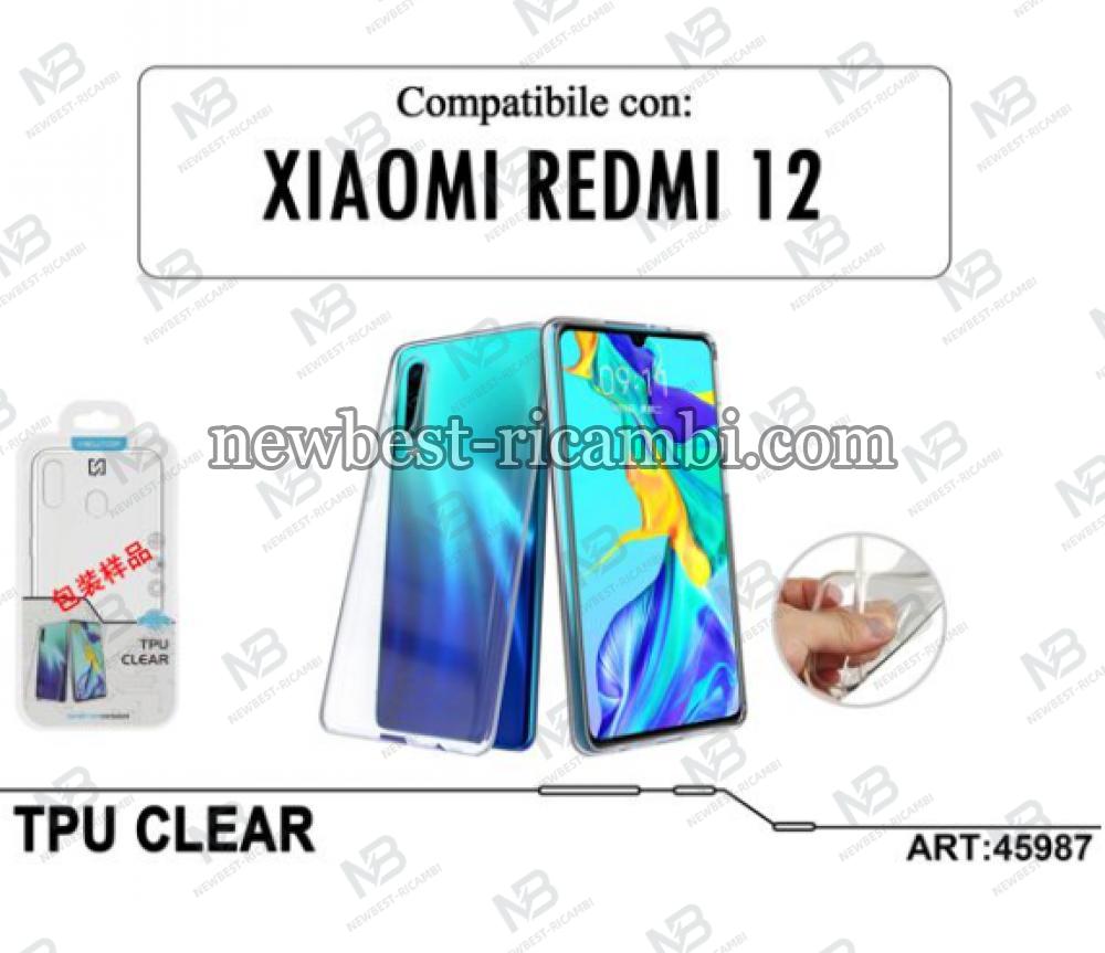 TPU CLEAR COVER XIAOMI REDMI 12 Trasparente