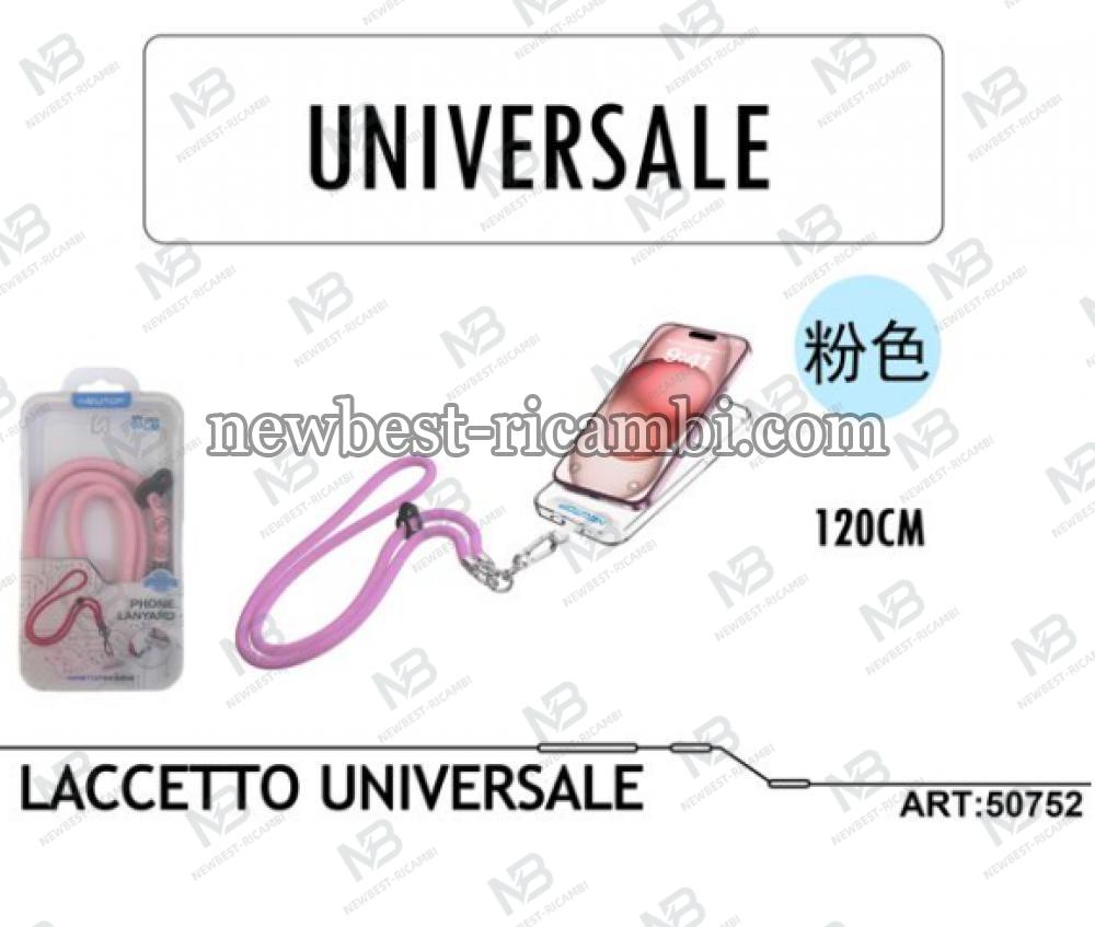 NEWTOP CV37  LACCETTO UNIVERSALE 120CM Rosa