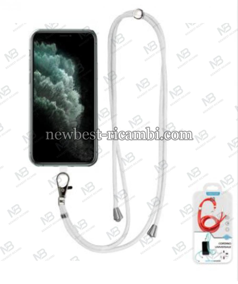 NEWTOP LACCETTO UNIVERSALE PER SMARTPHONE Bianco