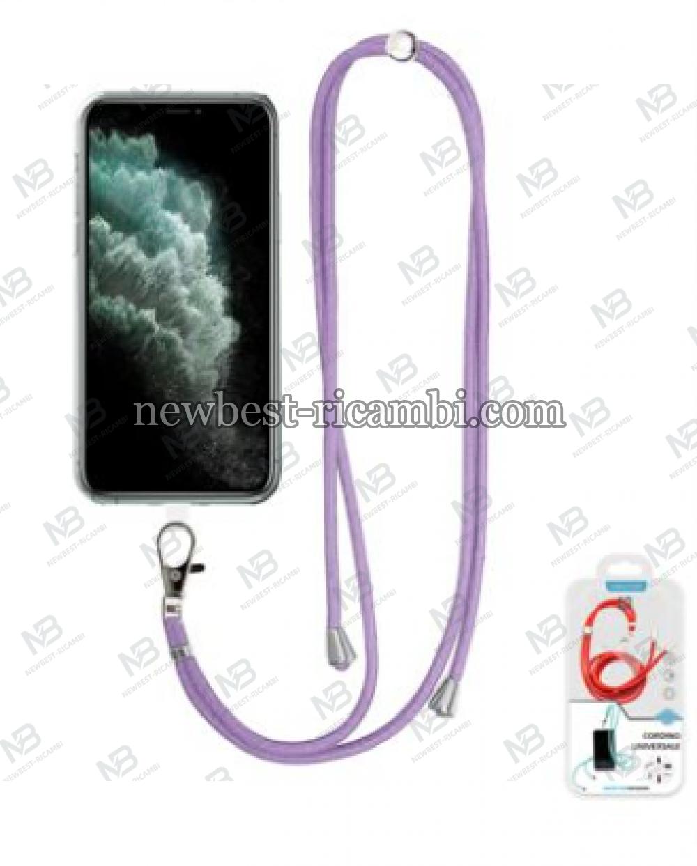 NEWTOP LACCETTO UNIVERSALE PER SMARTPHONE Viola
