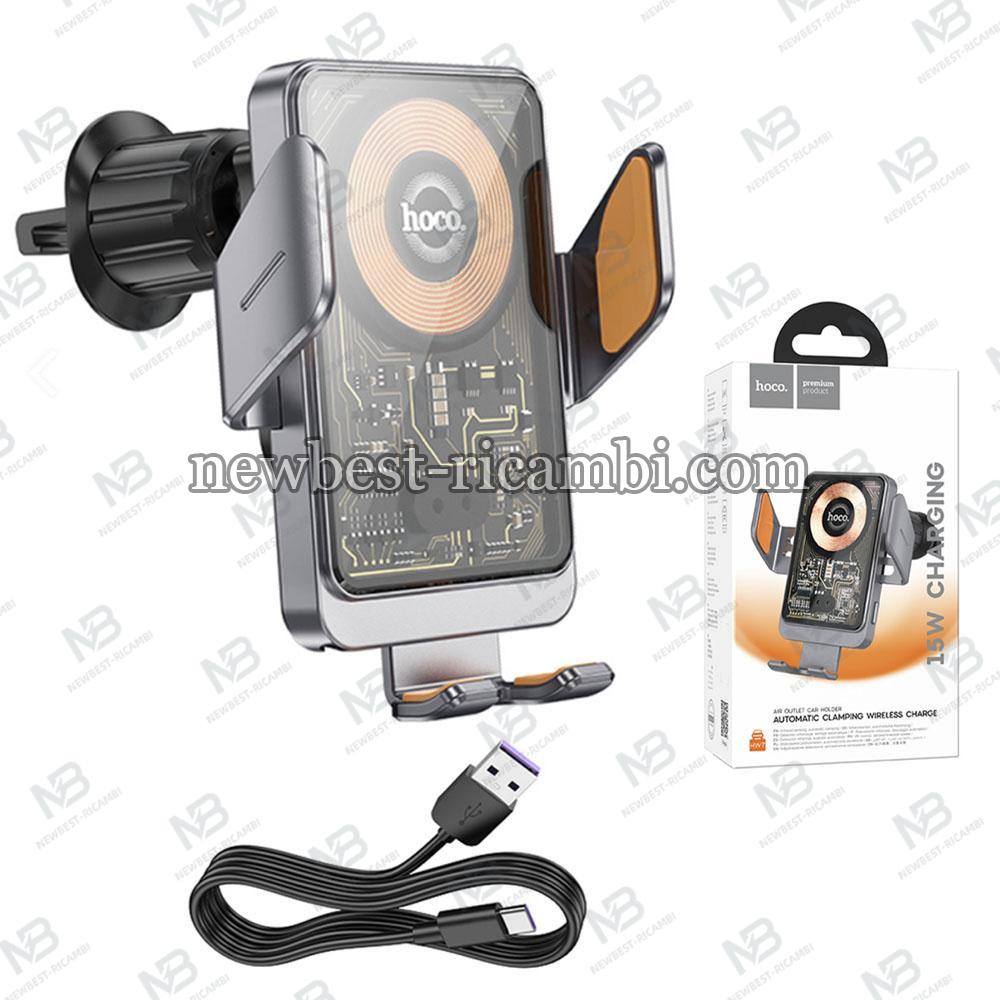 Wireless Car Charger Hoco HW7 15W 1.67A Black in Blister