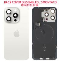 iPhone 15 Pro Max Back Cover Glass + Wireless Charge White Dissembled Grade A Original
