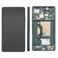 Motorola Edge 50 5G (XT2407) Touch + Lcd + Frame Green Original