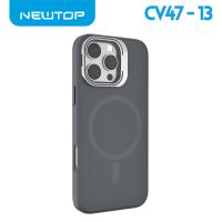 NEWTOP CV47-13 SUPPORTO CON VETRO PER FOTOCAMERA IPHONE 16 PLUS (APPLE - Iphone 16 PLUS - Grigio)