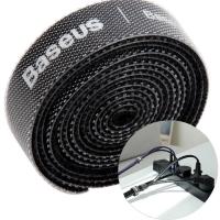 Velcro Tape Cable Organizer Baseus Circle 1m Black ACMGT-E01
