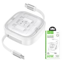 USB-C to USB-C Cable Hoco U140 60W 3A 0.95m White in Blister