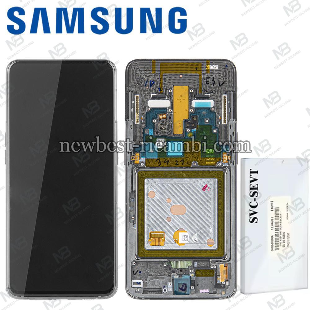 Samsung Galaxy A80 A805f Touch + Lcd + Frame Black Service Pack
