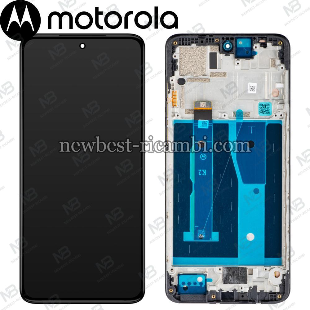 Moto G84 5G XT2347 Touch + Lcd + Frame Black Service Pack