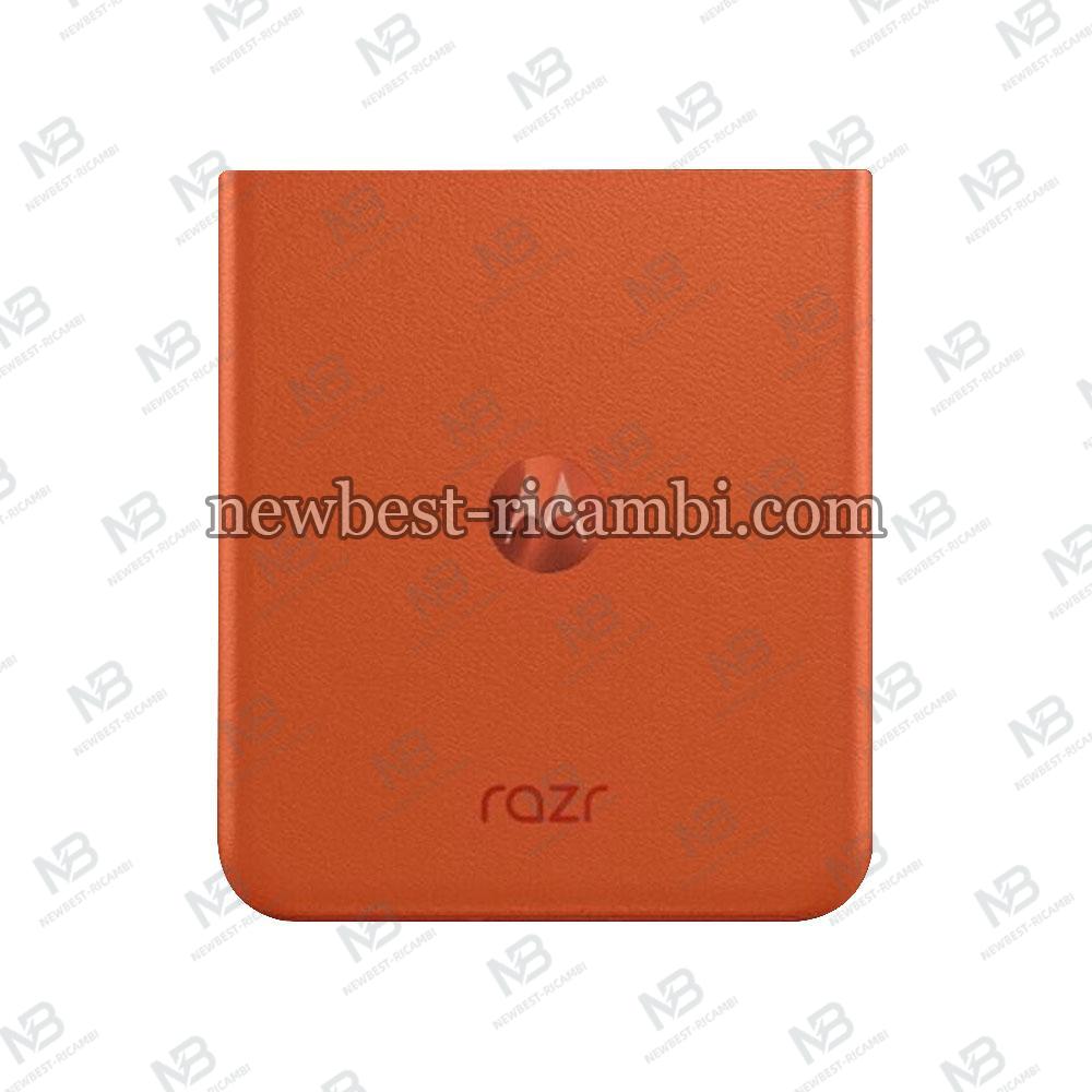 Motorola Moto Razr 50 XT2453 Back Cover Down Orange