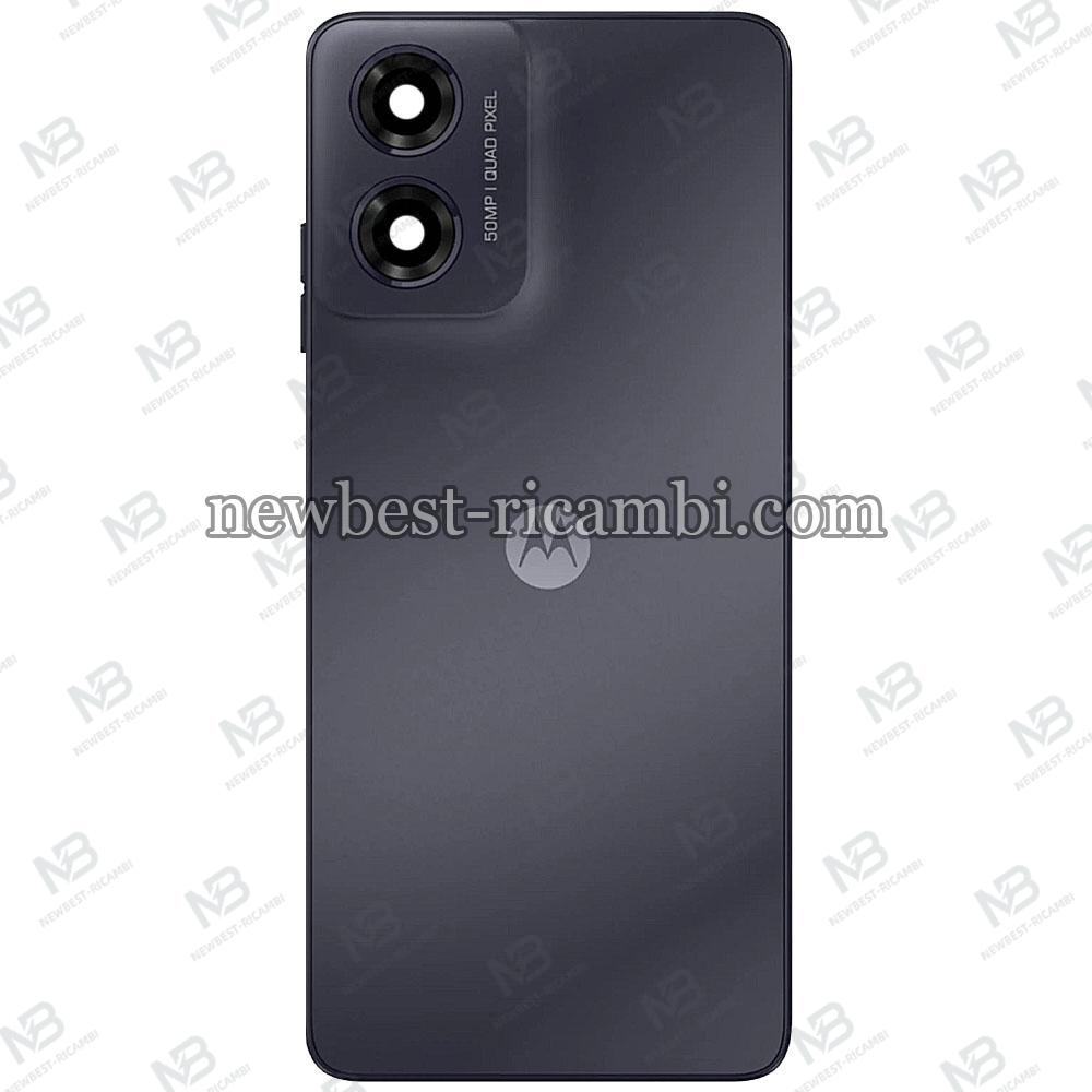 Motorola Moto G04S Back Cover + Camera Glass Black