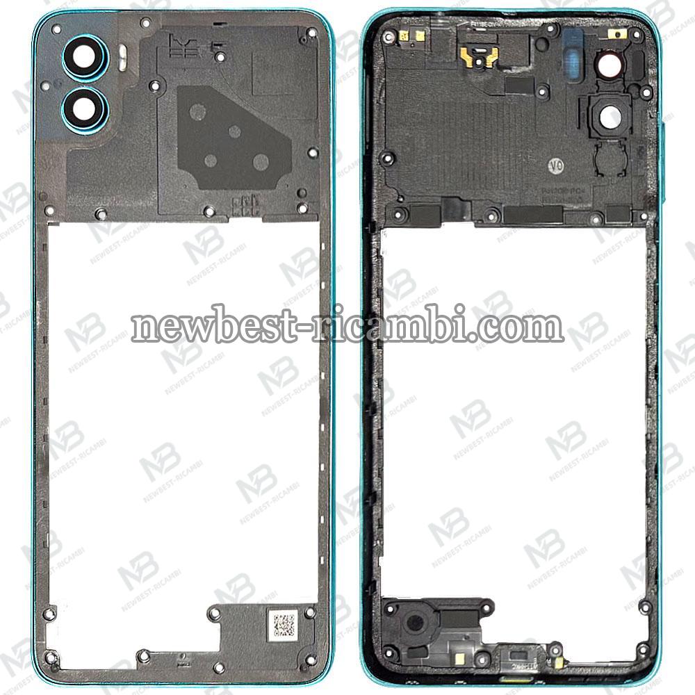 Motorola Moto E22s (XT2229) Frame B + Side Key Blue