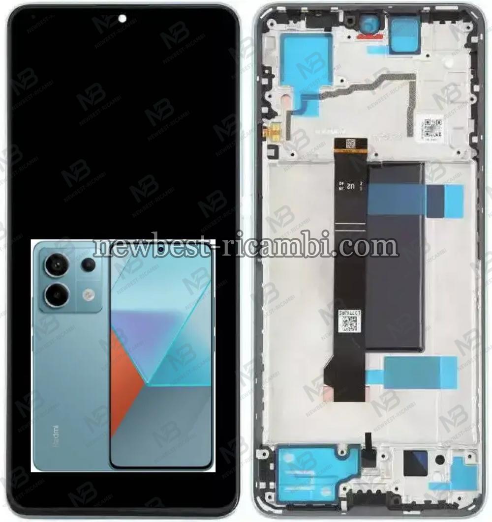 Xiaomi Redmi Note 13 Pro 5G / Xiaomi Poco X6 5G Touch + Lcd + Frame Blue Original