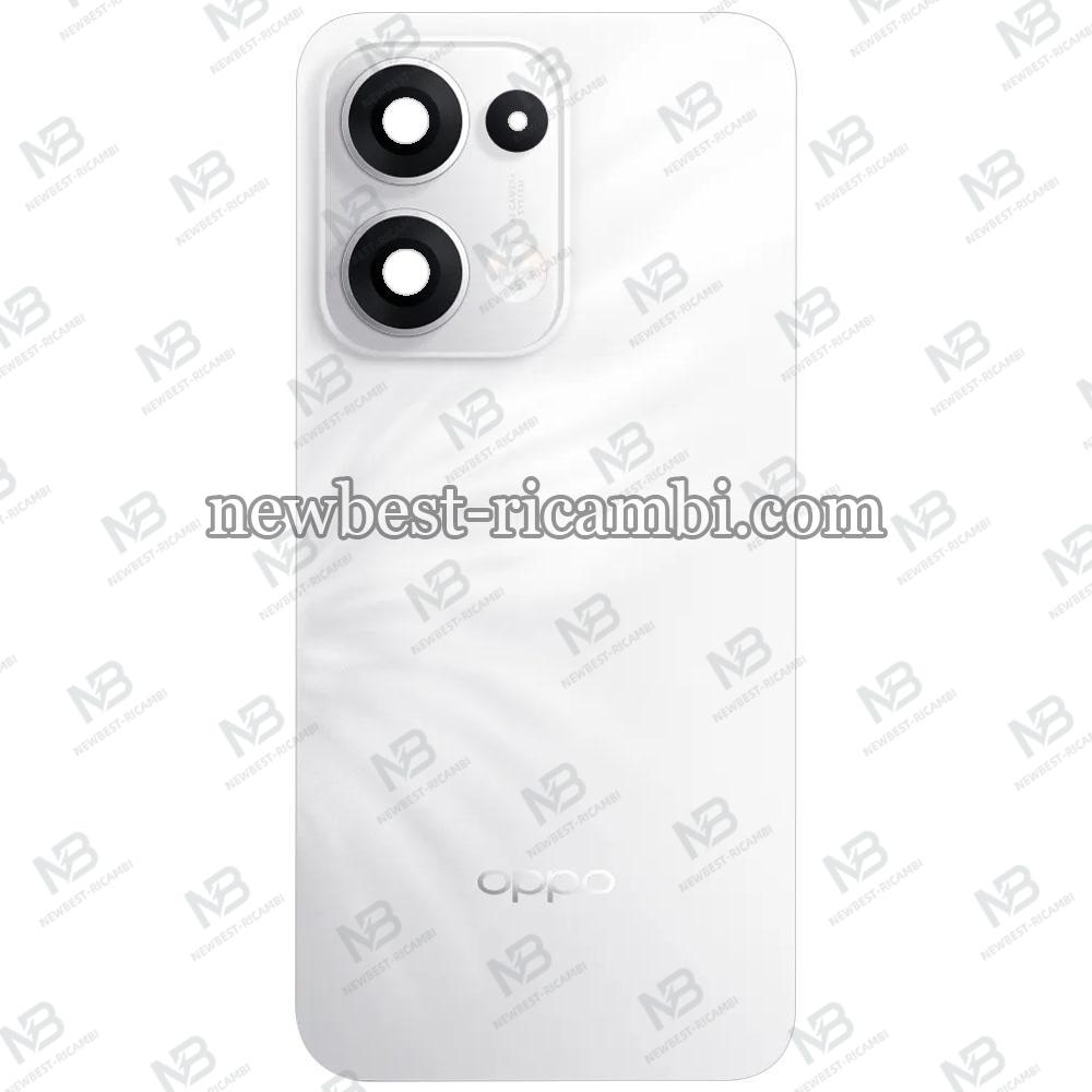 Oppo Reno 13 5G (CPH2689) Back Cover + Camera Glass White