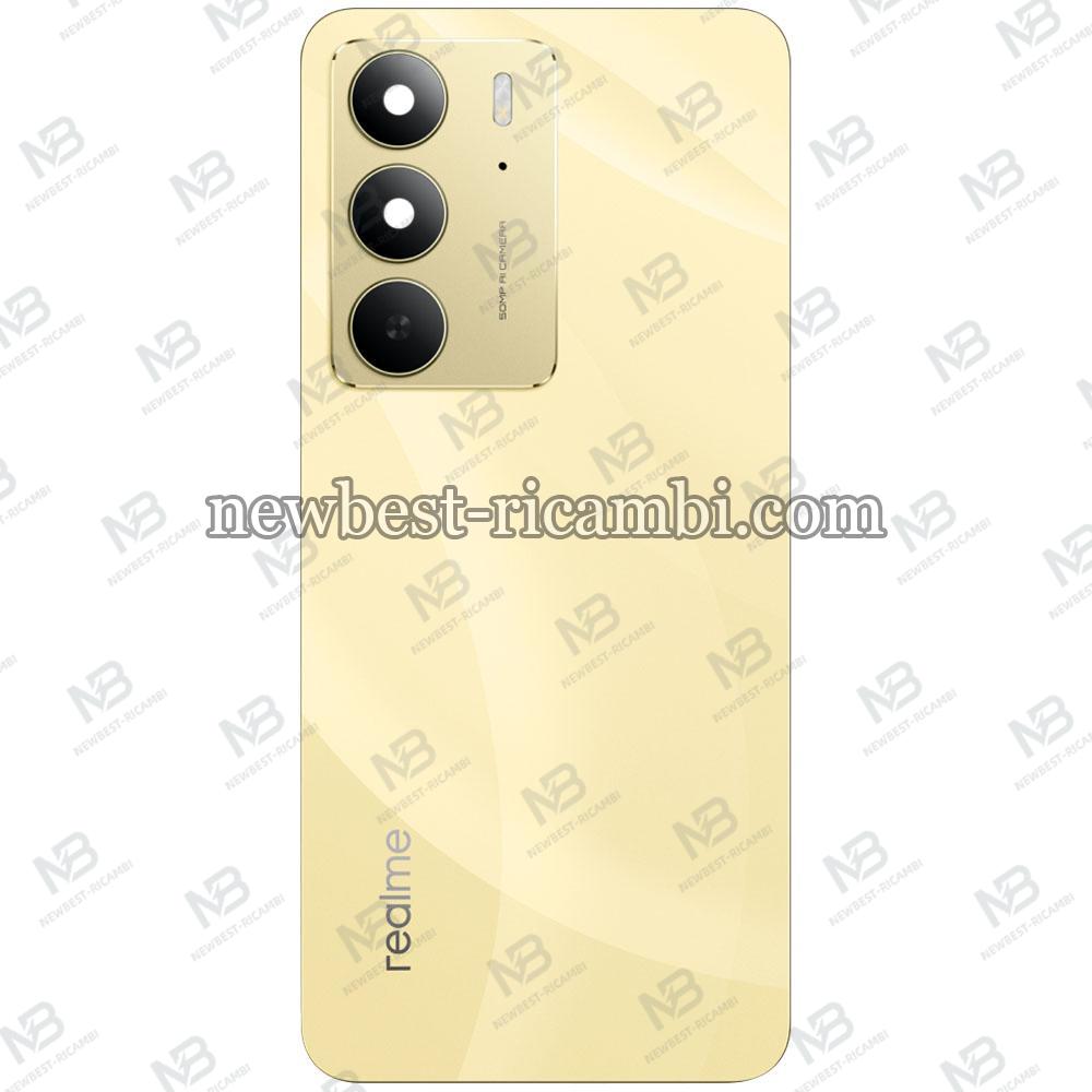 Realme C75 (RMX3941) Back Cover + Camera Glass Gold