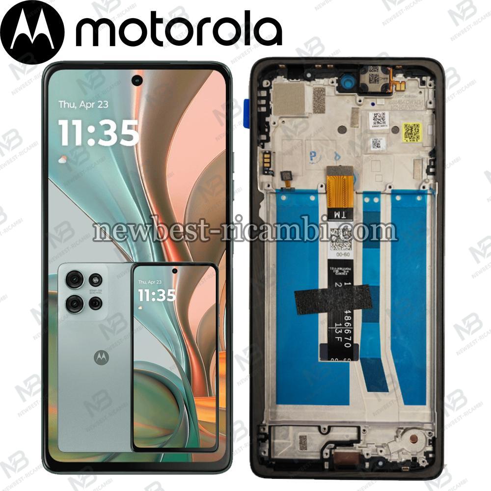 Motorola Moto G75 5G Touch + Lcd + Frame Green Service Pack
