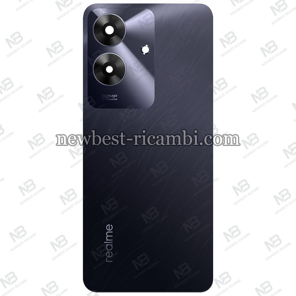 Realme Note 60 4G (RMX3933) Back Cover + Camera Glass Black