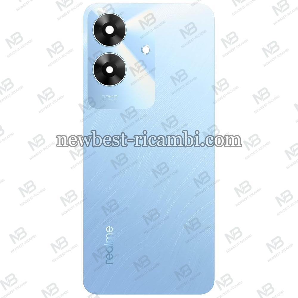 Realme Note 60 4G (RMX3933) Back Cover + Camera Glass Blue