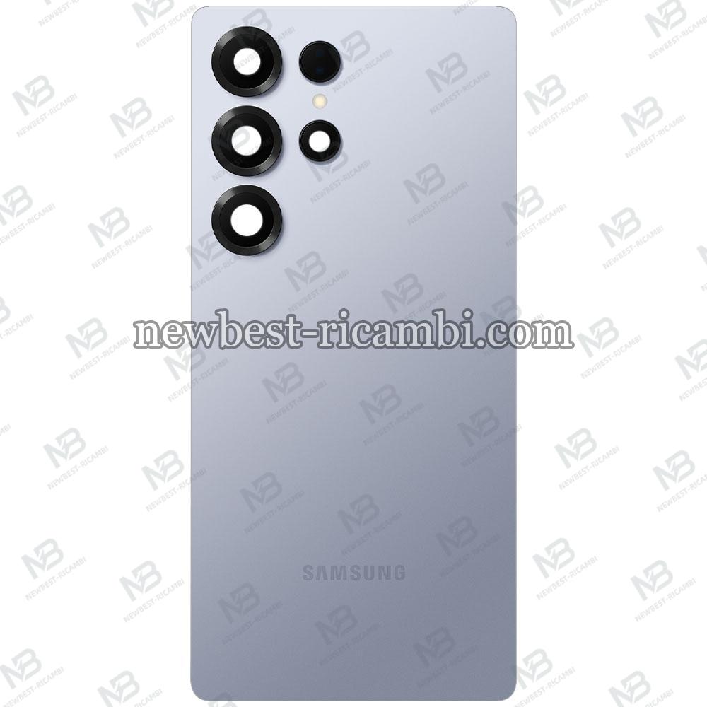 Samsung Galaxy S25 Ultra S938 Back Cover + Camera Glass Silver Blue Original