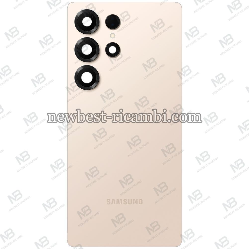 Samsung Galaxy S25 Ultra S938 Back Cover + Camera Glass Pink Gold