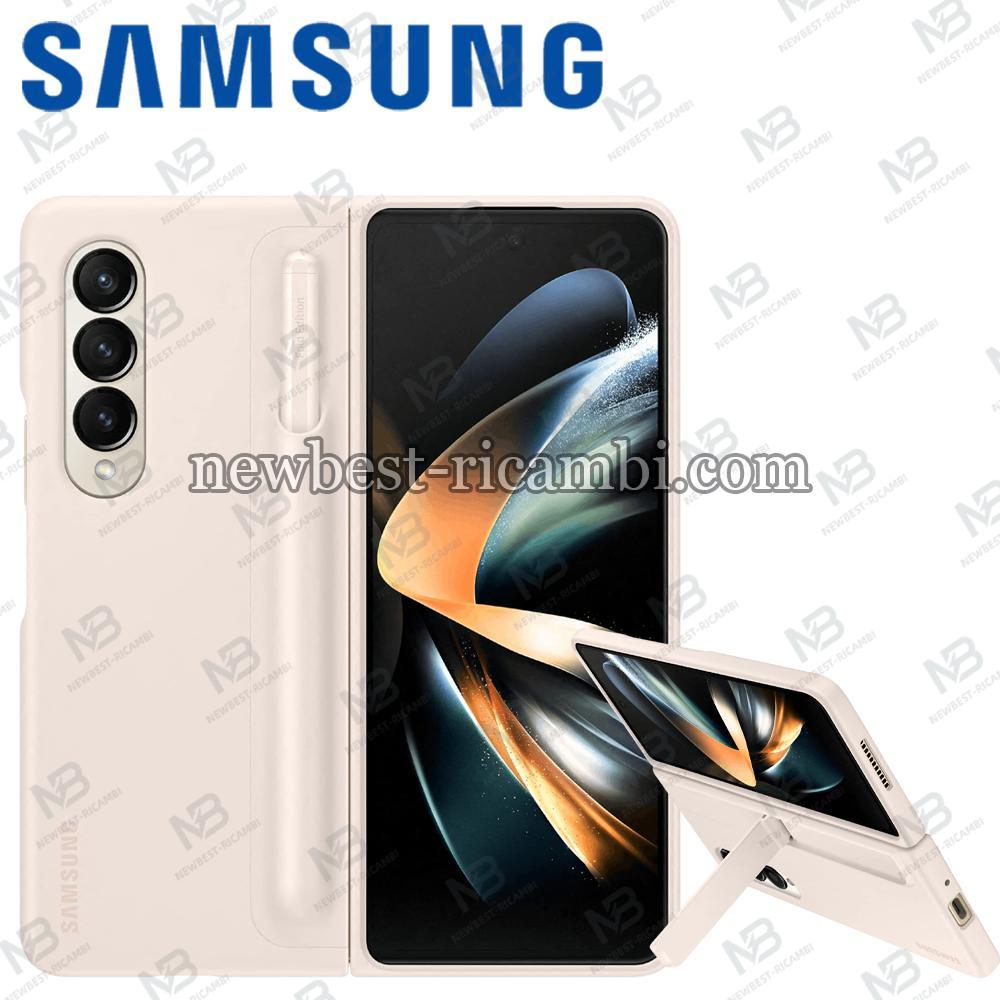 SAMSUNG Galaxy Z Fold 4 F936 Official Standing Cover with S-Pen EF-OF93PCUEGWW  Sand In Blister
