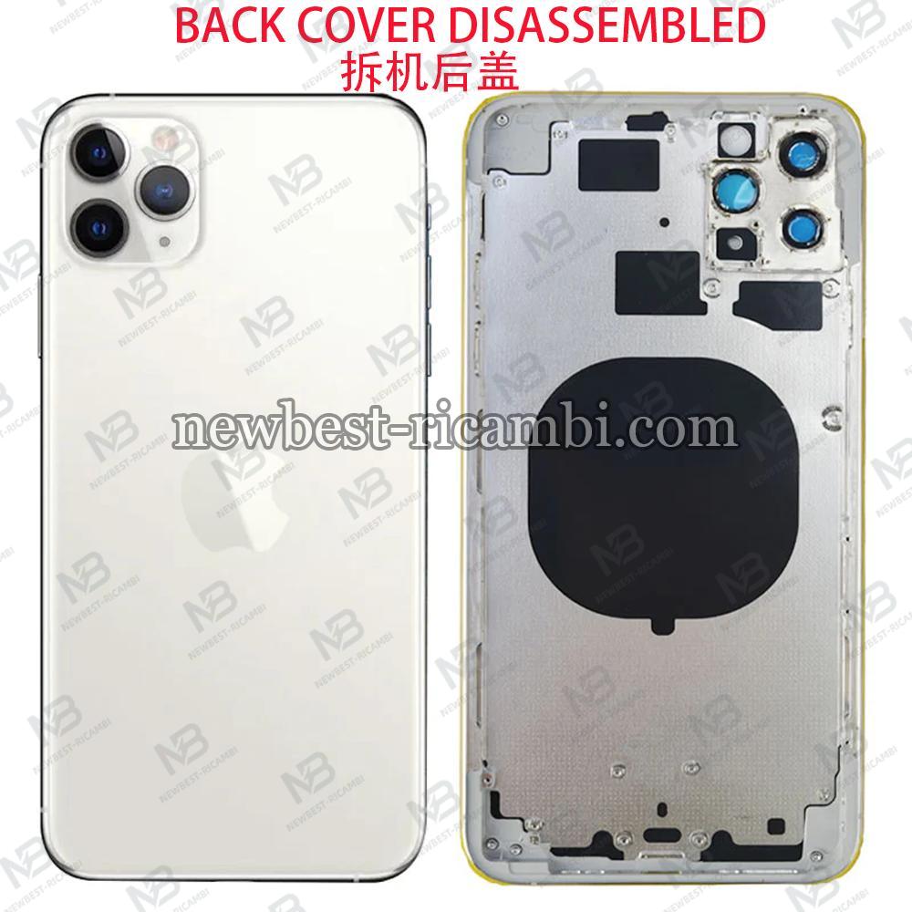 iPhone 11 Pro Max Back Cover + Frame Silver / White Dissembled Grade B Original