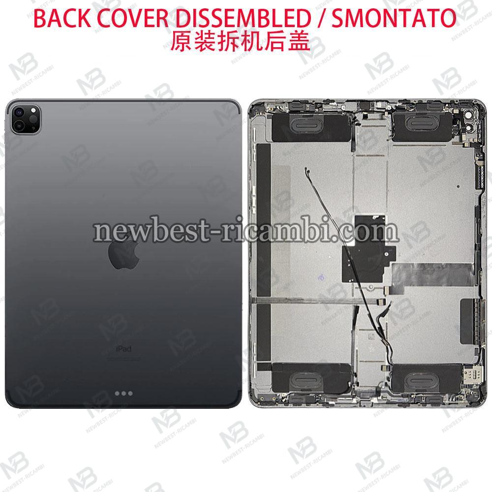 iPad Pro 12.9 5th 2021 4G Back Cover + Side Key Gray Grade B Dissembled Original