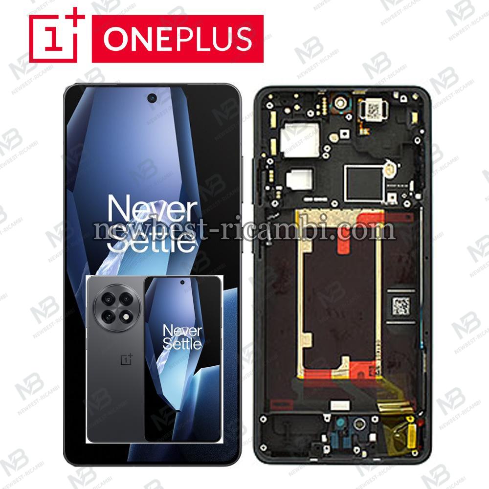 One Plus 13R Touch + Lcd + Frame Black Service Pack