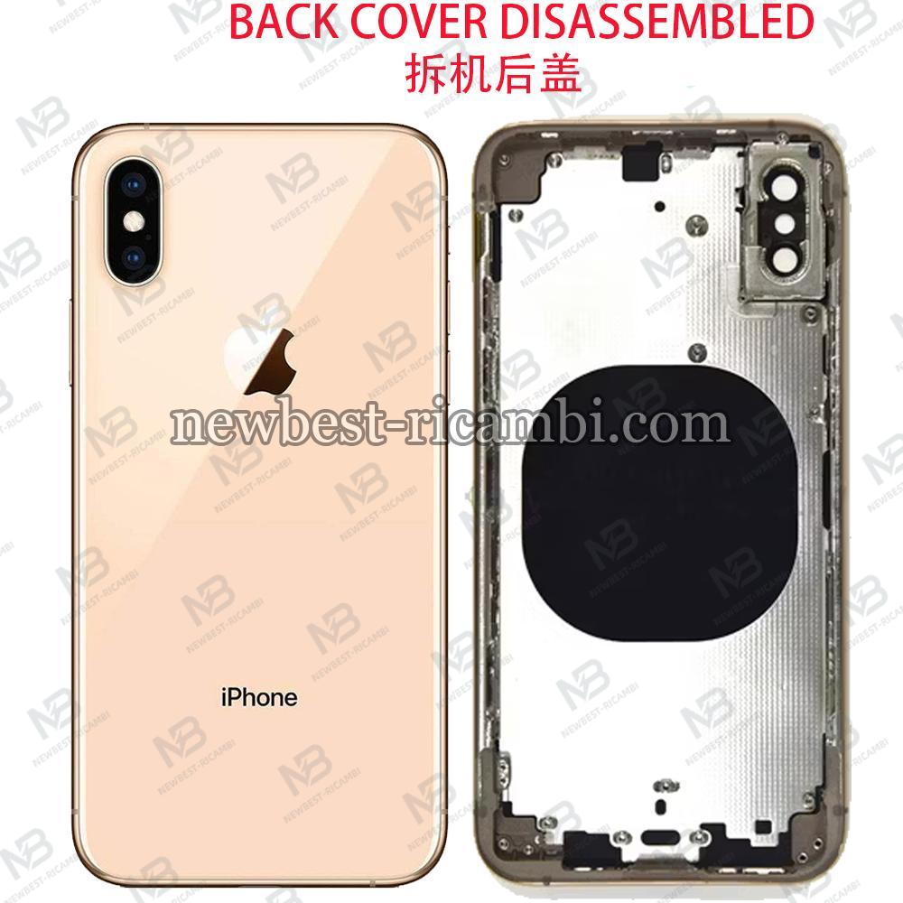 iPhone Xs Max Back Cover With Frame Gold Dissembled Grade B Original