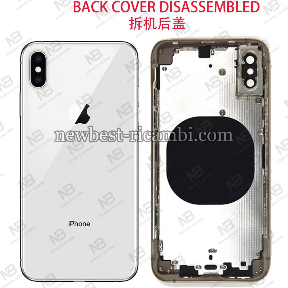 iPhone Xs Max Back Cover With Frame White Dissembled Grade B Original