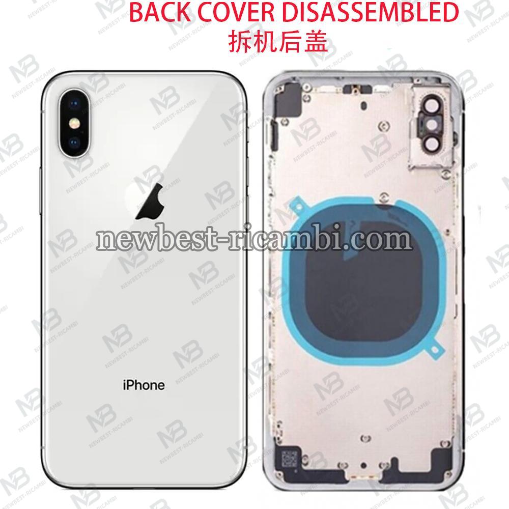 iPhone X Back Cover With Frame White Dissembled Grade B Original