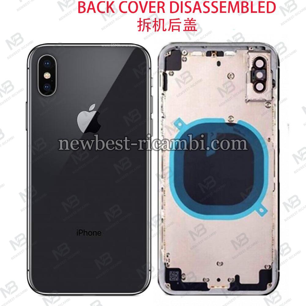 iPhone X Back Cover With Frame Black Dissembled Grade A Original