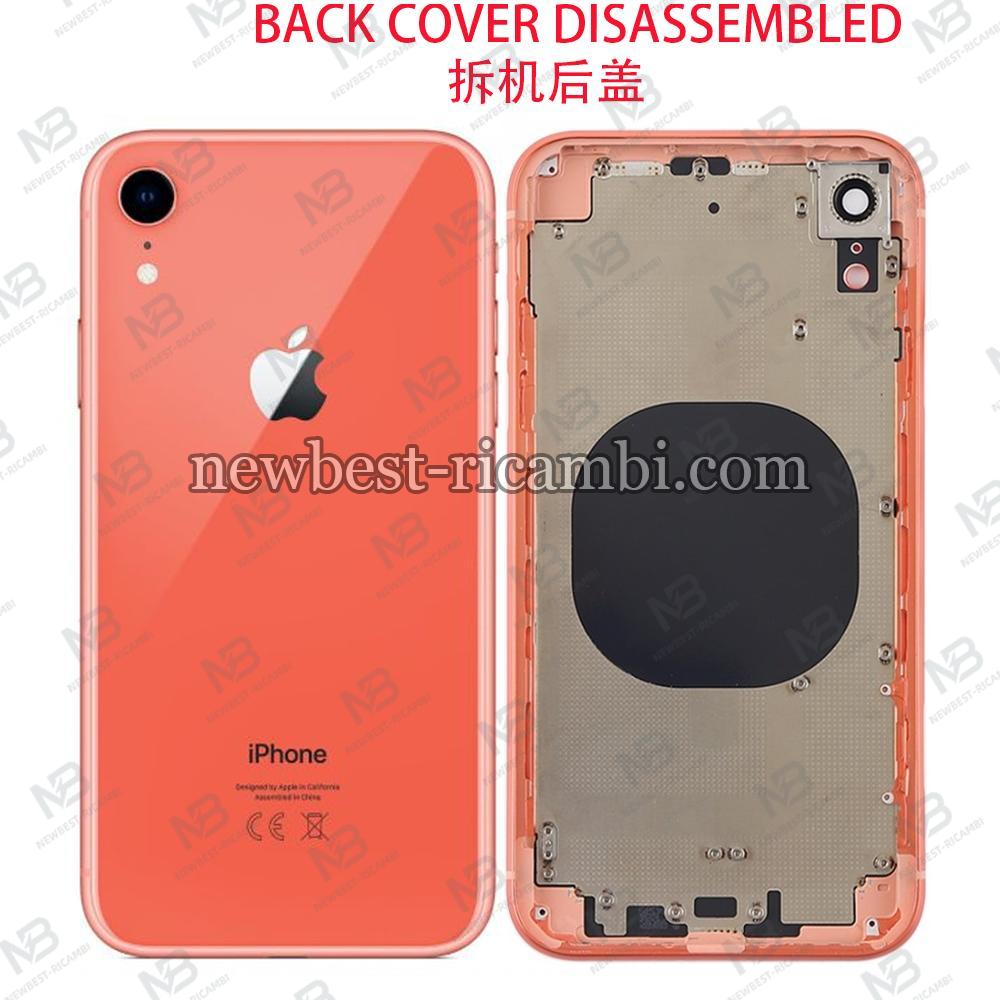 iPhone Xr Back Cover With Frame Orange Dissembled Grade B Original