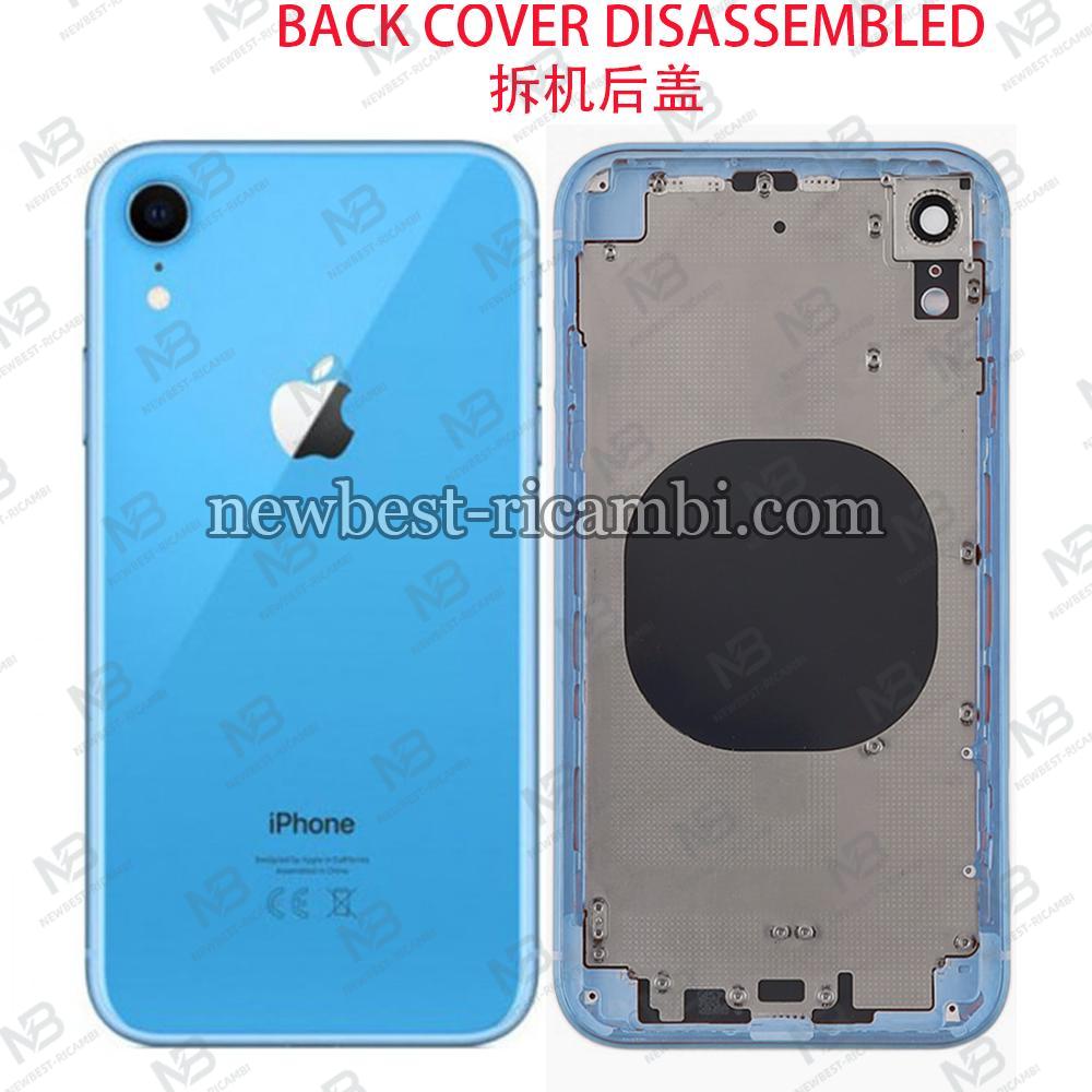 iPhone Xr Back Cover With Frame Blue Dissembled Grade B Original