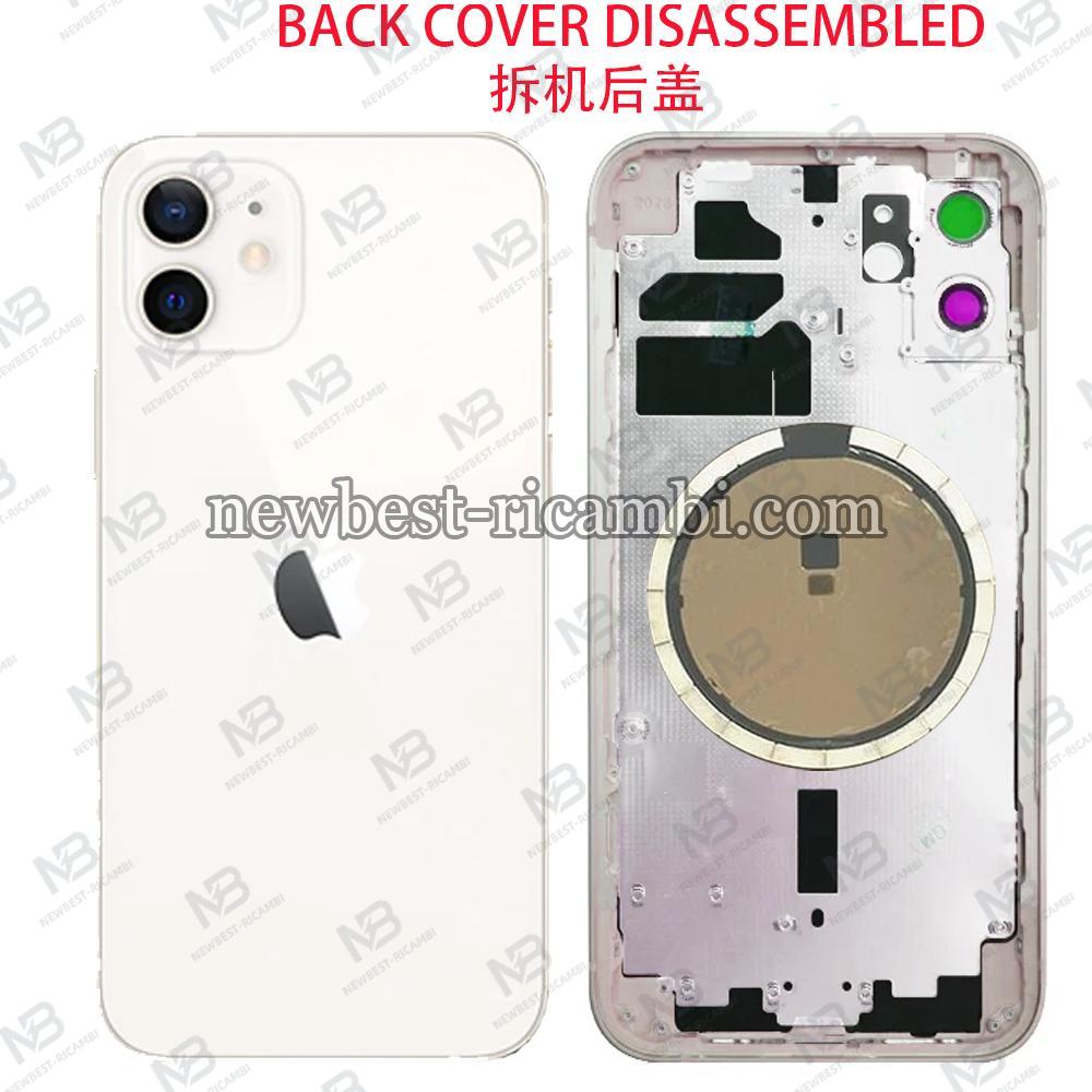 iPhone 12 Back Cover With Frame White Dissembled Grade B Original
