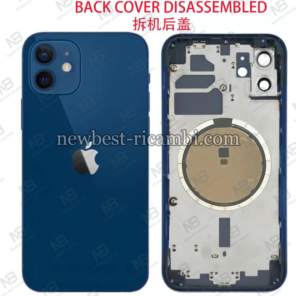 iPhone 12 Back Cover With Frame Blue Dissembled Grade C Original