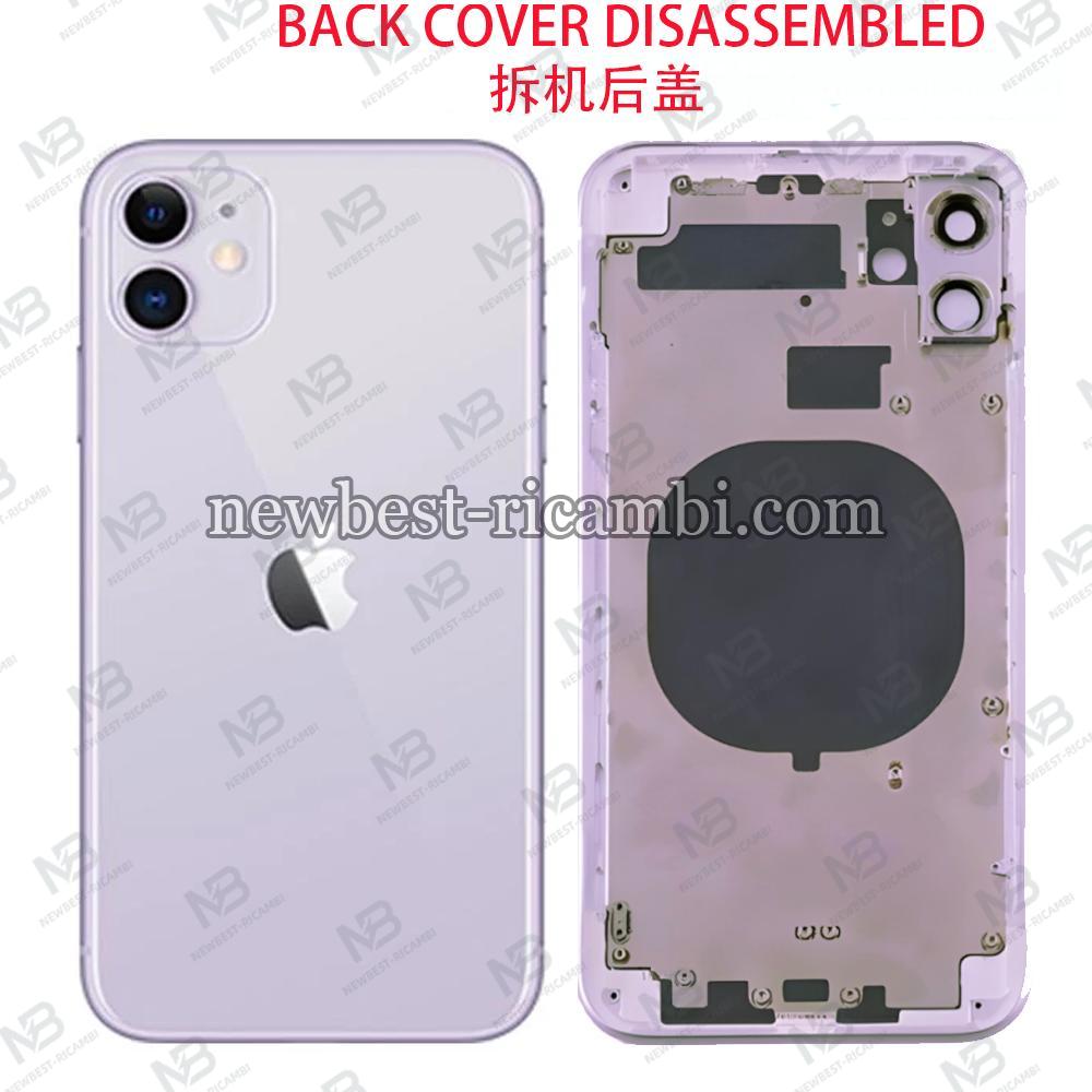 iPhone 11 Back Cover With Frame Purple Dissembled Grade C Original