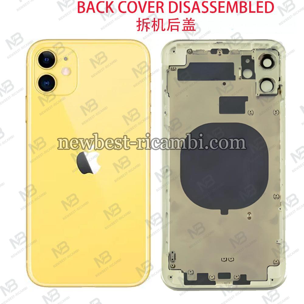 iPhone 11 Back Cover With Frame Yellow Dissembled Grade C Original