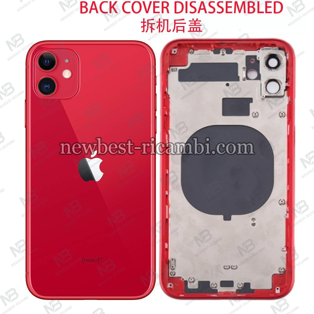 iPhone 11 Back Cover With Frame Red Dissembled Grade B Original