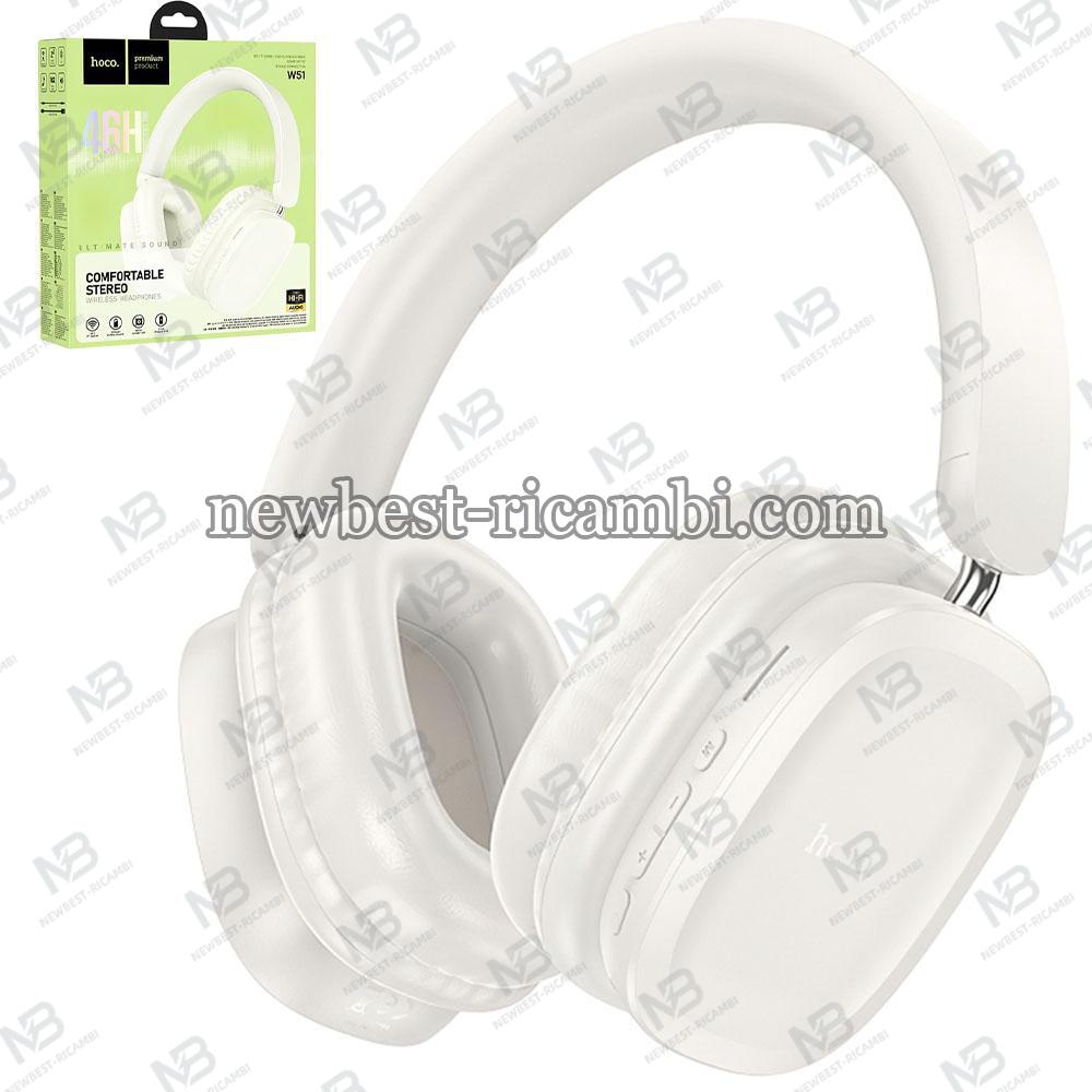 ​Handsfree Bluetooth Hoco W51 Delightful White in Blister