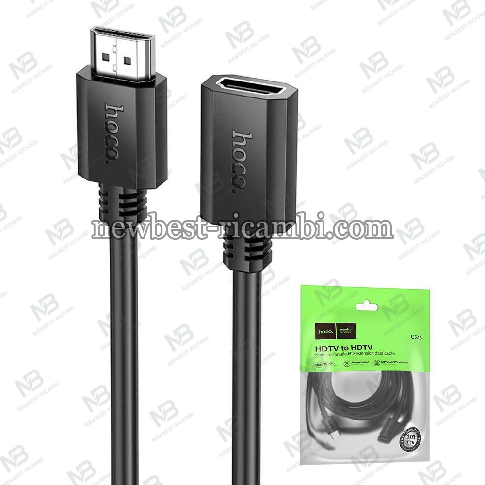 HDMI Cable Hoco US13 4K 1m Black in Blister