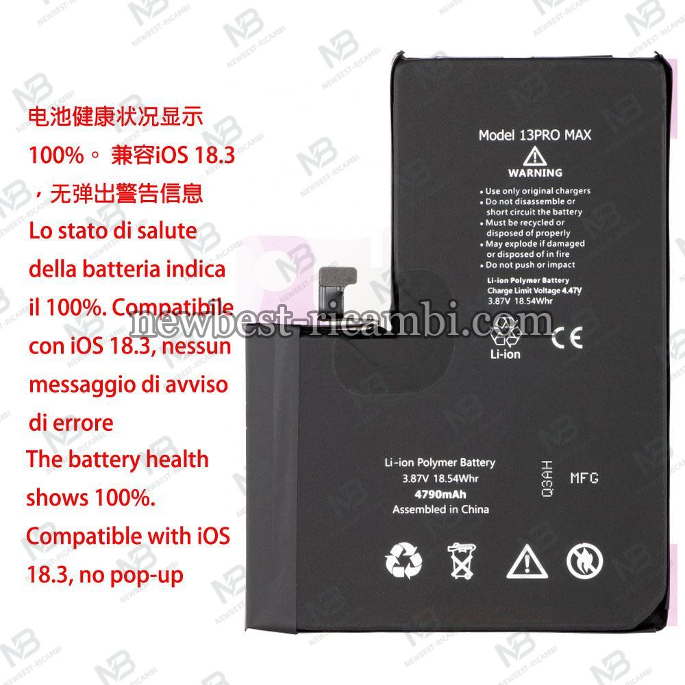 Battery for Apple iPhone 13 Pro Max 4790mAh Diagnostic High Capacity