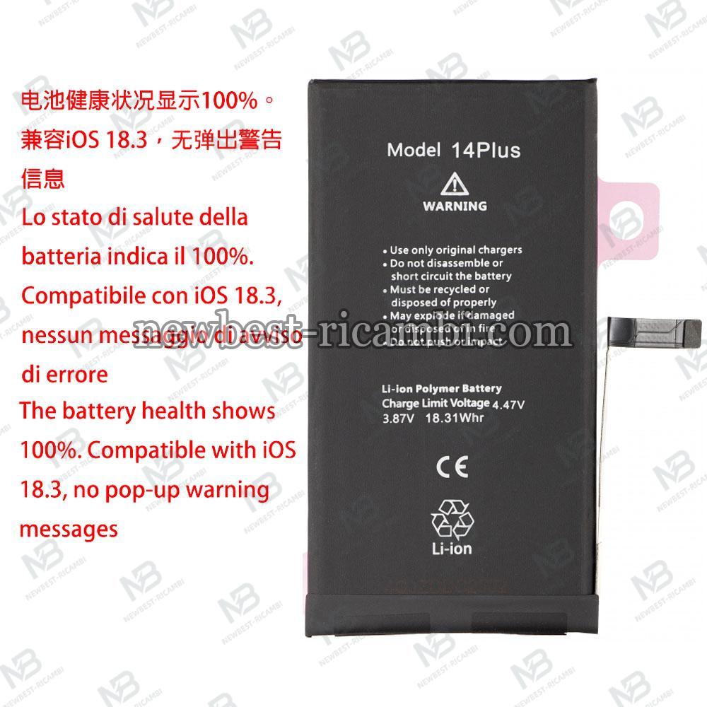Battery for Apple iPhone 14 Plus 4730mAh Diagnostic High Capacity