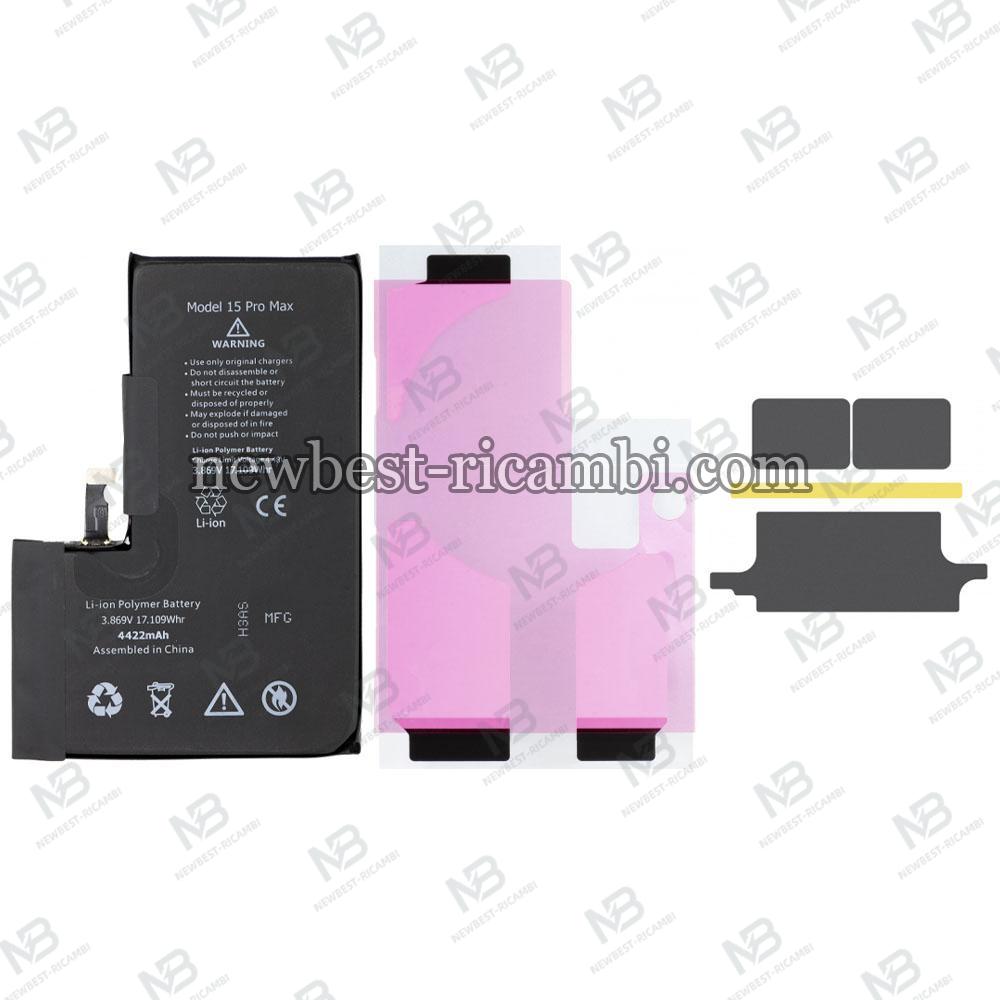 Battery for Apple iPhone 15 Pro Max with Integrated BMS Flex (no spot welding needed)