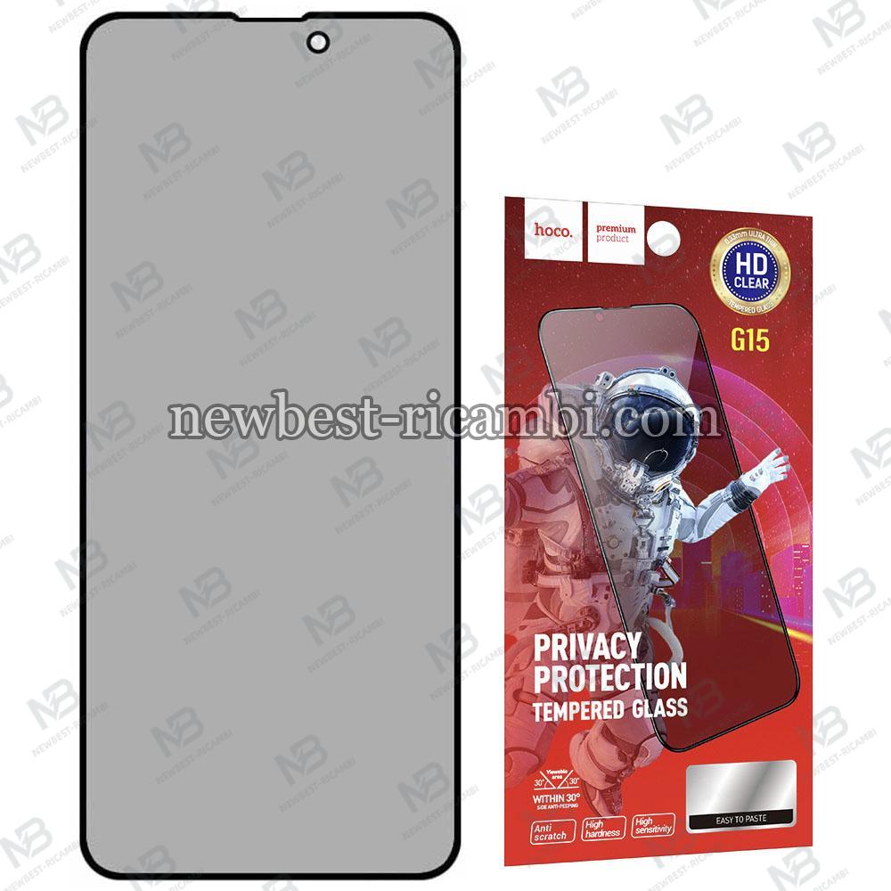 Front Cover Privacy Screen Protector Hoco G15 for Apple iPhone 16 Pro