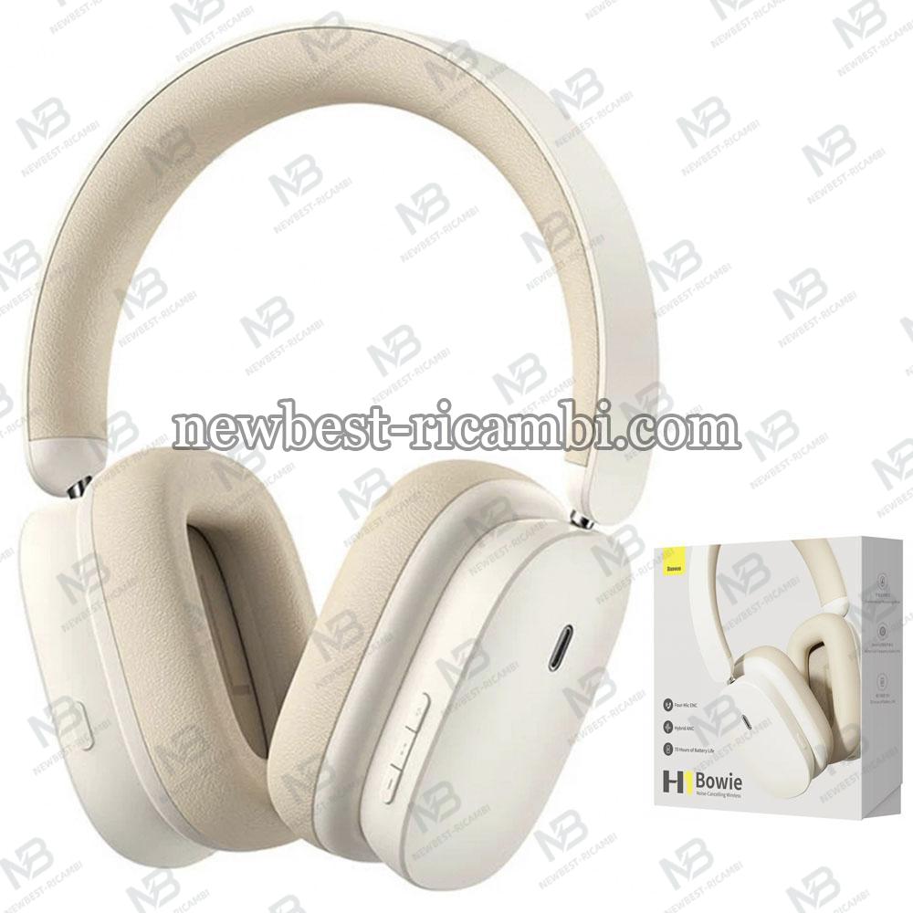 Handsfree Bluetooth Baseus Bowie H1 Creamy White in Blister