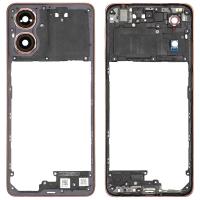 Motorola Moto G04 XT2421-3 Frame B + Camera Glass + Side Key Orange