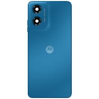Motorola Moto G04S Back Cover + Camera Glass Blue